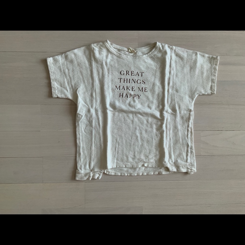 Cream Zara T-shirt